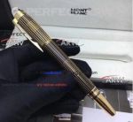 Perfect Replica Mont Blanc Starwalker Fineliner Pen AAA+ - Gold Vertical stripes